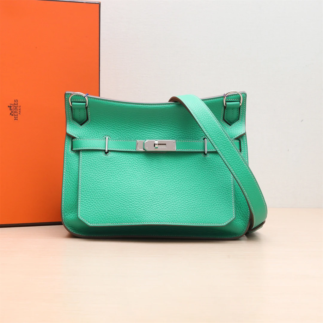 95新 Hermes/爱马仕 小花双双 551279吉普赛 28 斑鸠灰拼色 框P包