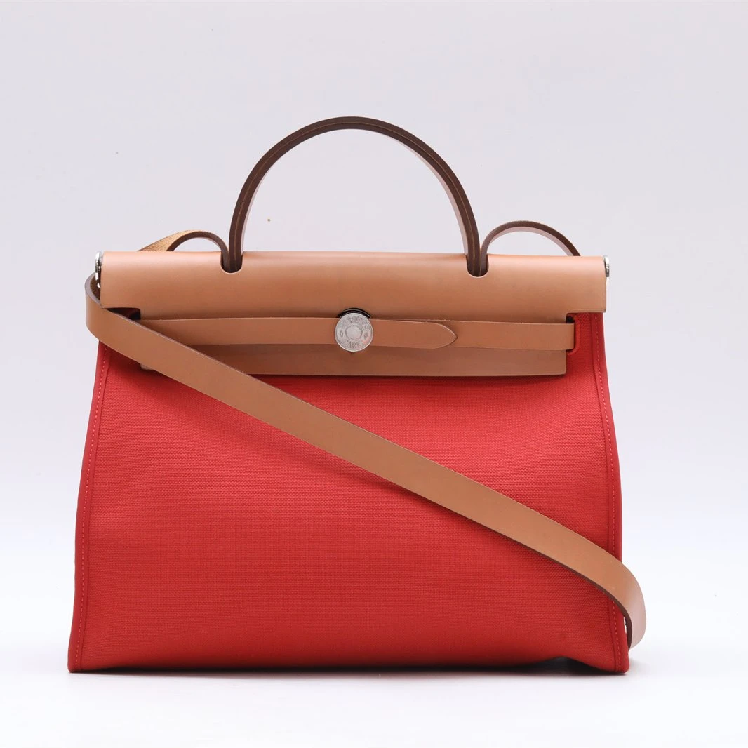 99新 Hermes/爱马仕 黑黑精选 P234244839Herbag 31 单肩包