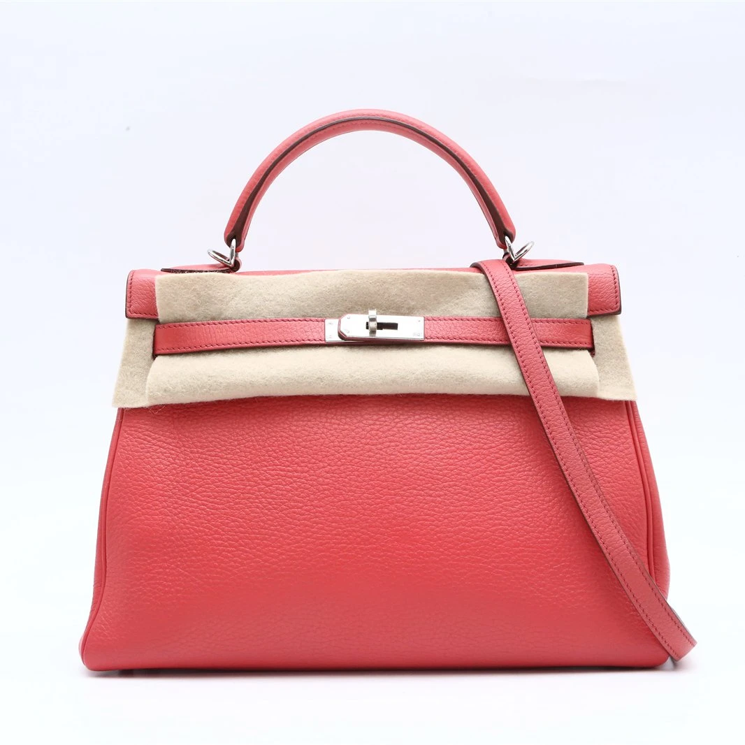 95新 Hermes/爱马仕 黑黑精选 P234244935Kelly 32 单肩包