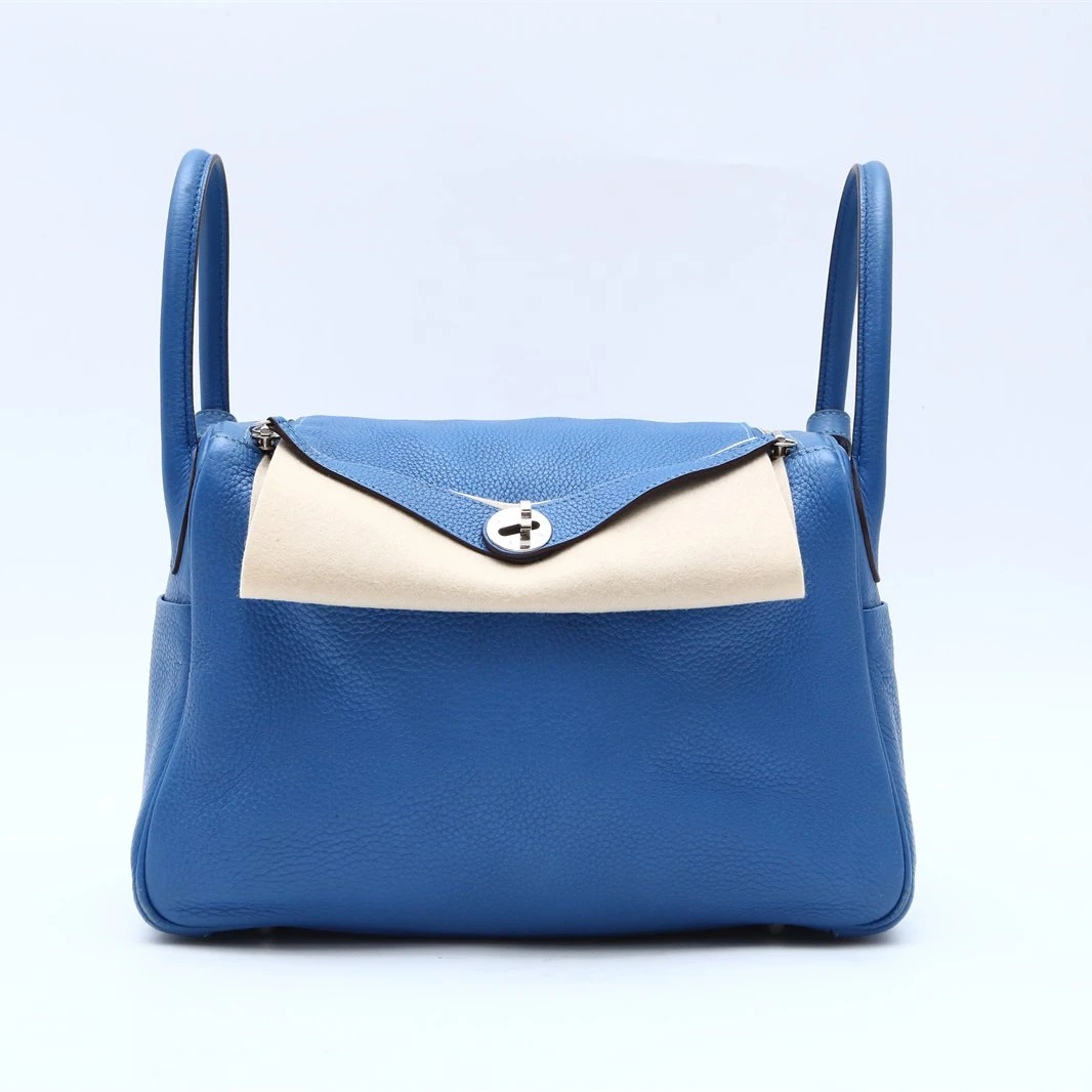 95新 Hermes/爱马仕 黑黑精选 P234449721Lindy 30 单肩包
