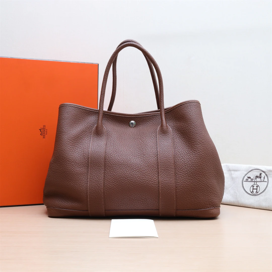 95新 Hermes/爱马仕 558746Garden Party 花园包 36 单肩包