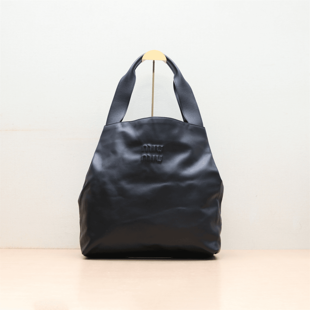 99新 MIU MIU/缪缪 小花姑姑P224828519 hobo 托特包单肩