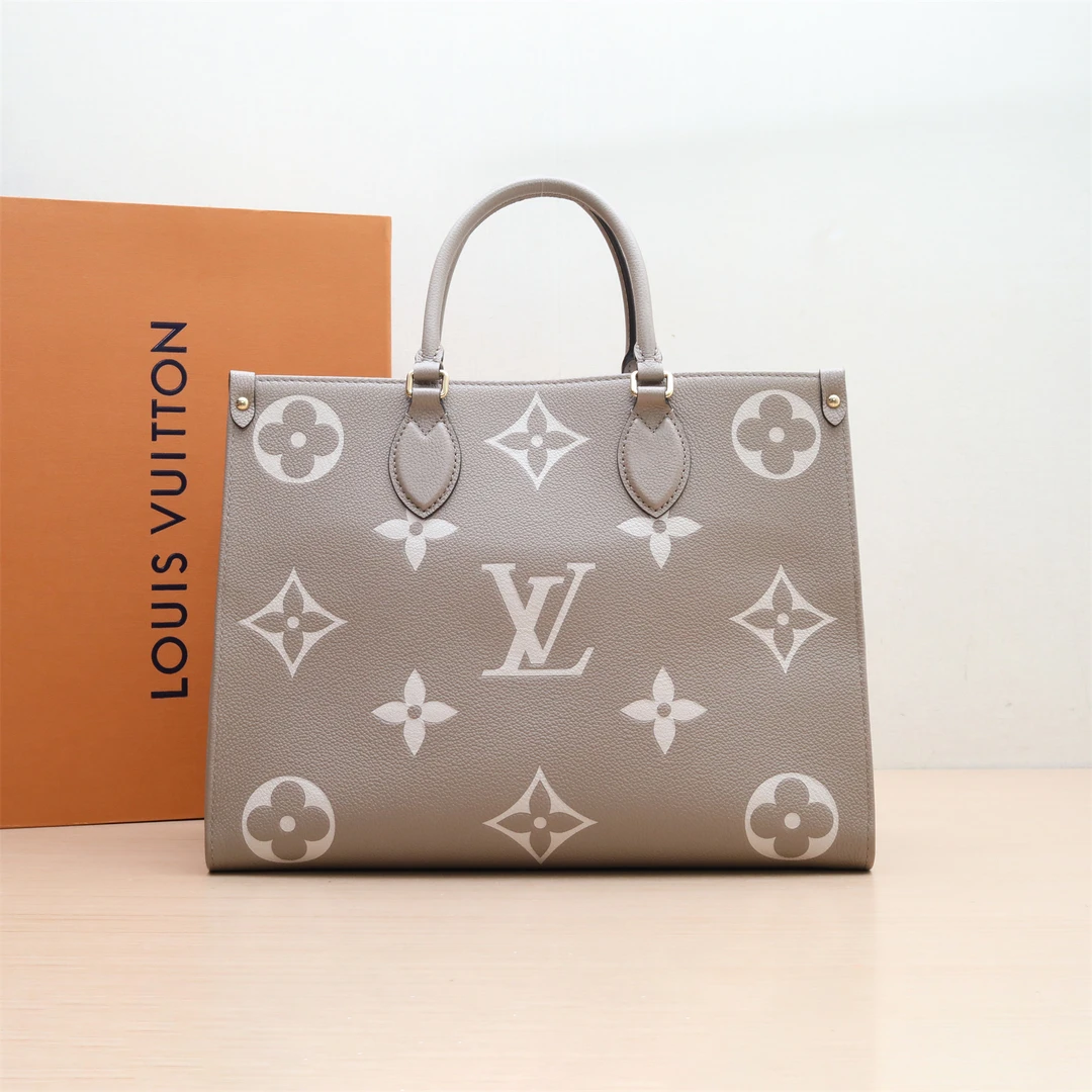 95新 LouisVuitton/路易威登 新粉活动 Onthego 中号 单肩包 芯片