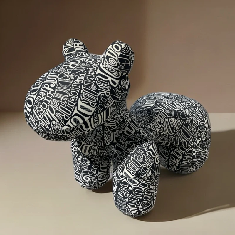 【小马椅可爱家用.连姐推荐】休闲椅客厅布艺创意单人凳子沙发美式