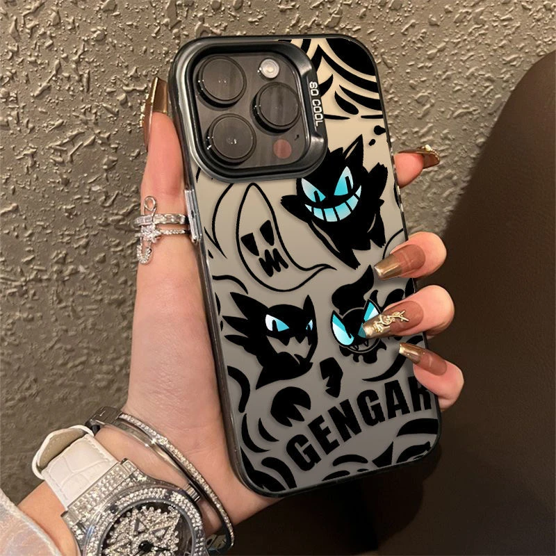 蓝眼耿鬼潮酷高级感适用适用苹果15promax元气手机壳iPhone14磨砂