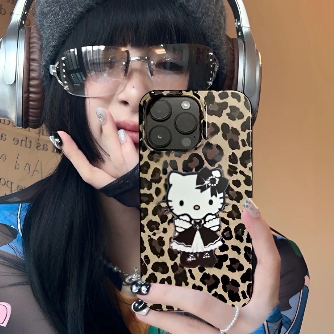 甜酷小众HelloKitty猫iphone15可爱14Promax潮11适用12适用苹果XS