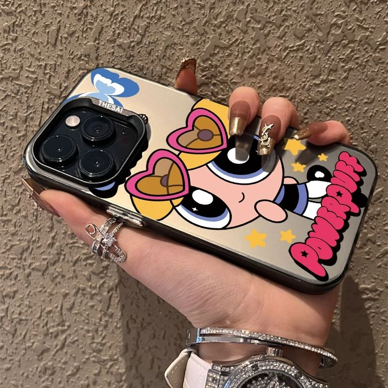 可爱飞天小女警15适用苹果11/14Promax手机iphone13卡通12mini女x