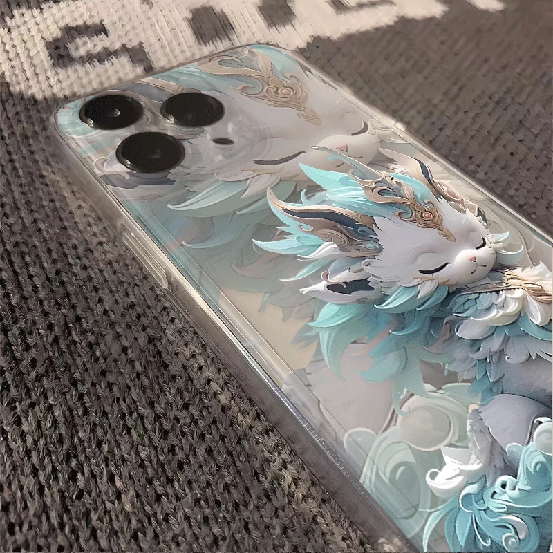 龙年小麒麟适用苹果15手机壳全包iphone1314promax可爱1216透明XS