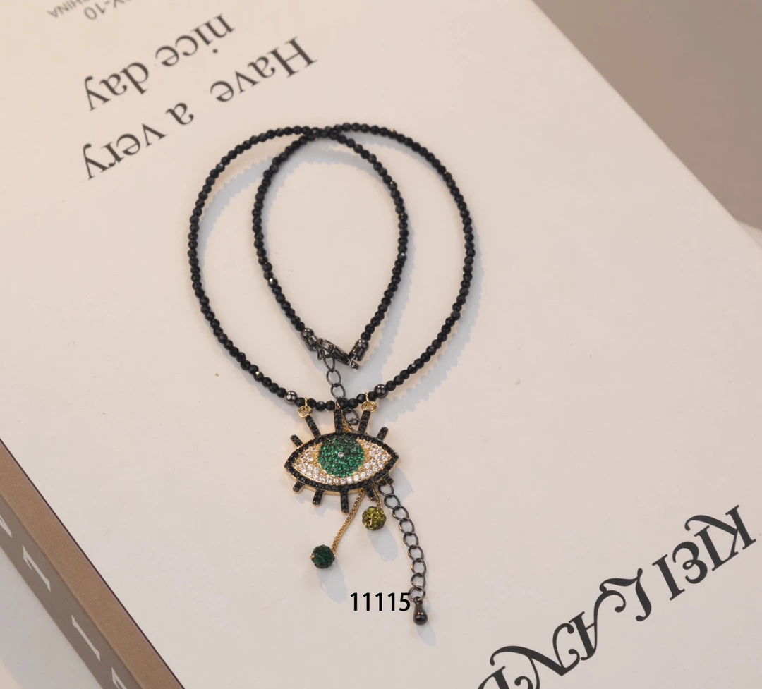 11115时尚百搭复古编织项链