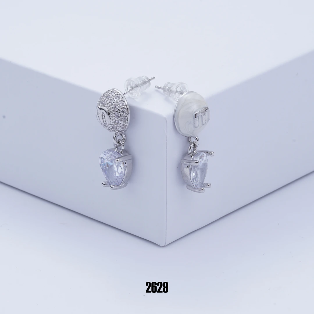 2629手工气质轻奢百搭小众简约精致设计师耳钉