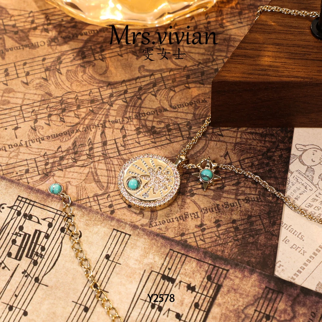 铜合金项链 2578手工气质百搭复古项链