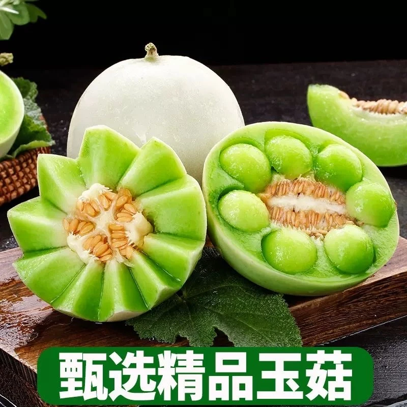 玉菇甜瓜蜜瓜海南新鲜水果批发当季脆玉茹香瓜哈密瓜羊角蜜 3-9斤