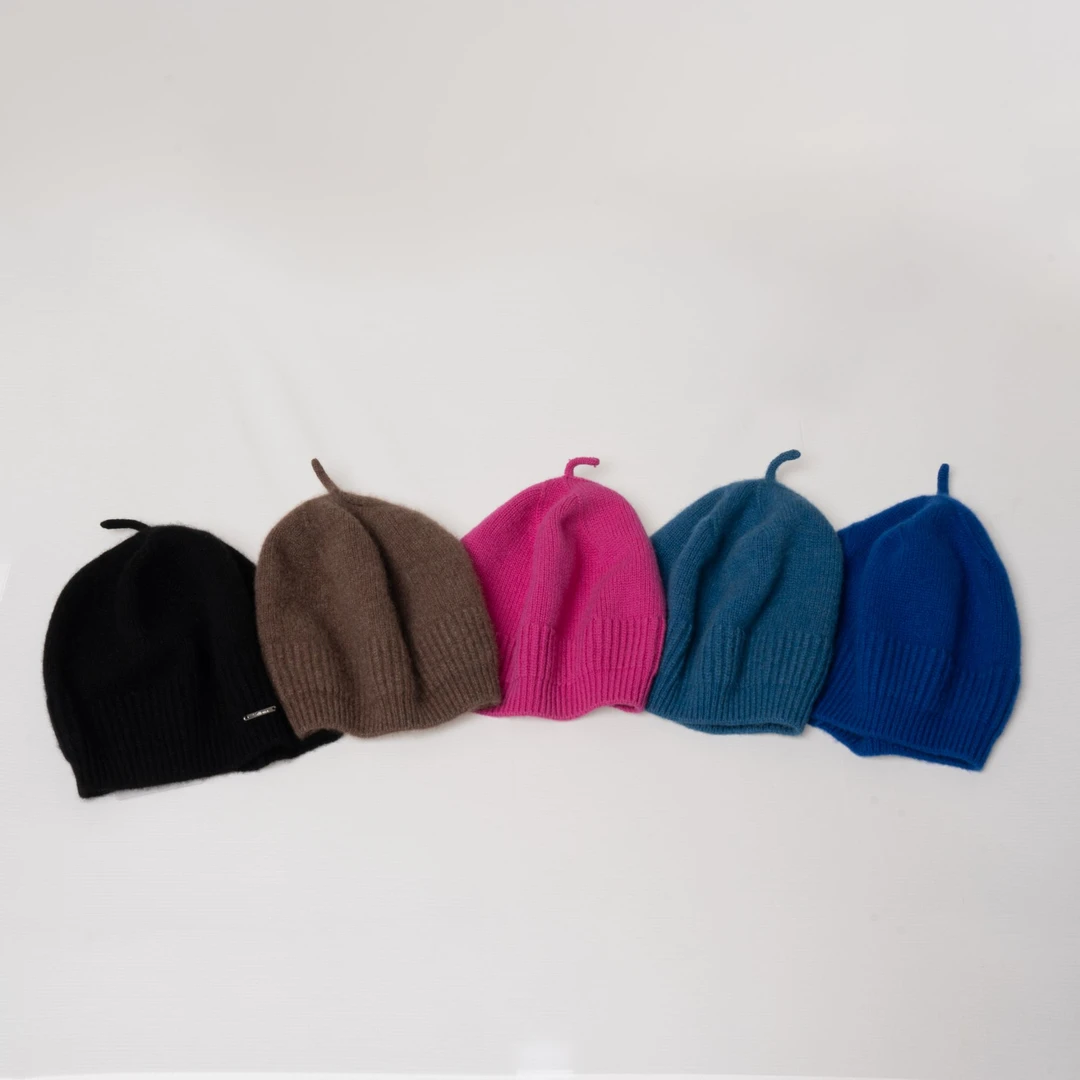 WANMU| 【贝雷帽】100%纯羊绒贝雷帽加厚加密显脸小大头B入保暖加倍