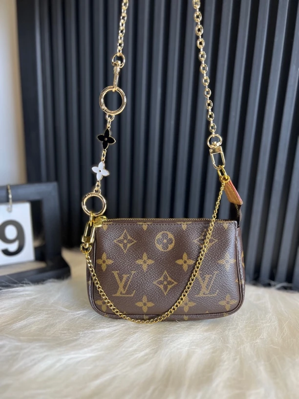 95新 LouisVuitton/路易威登 小麻将 斜挎/手提/全原