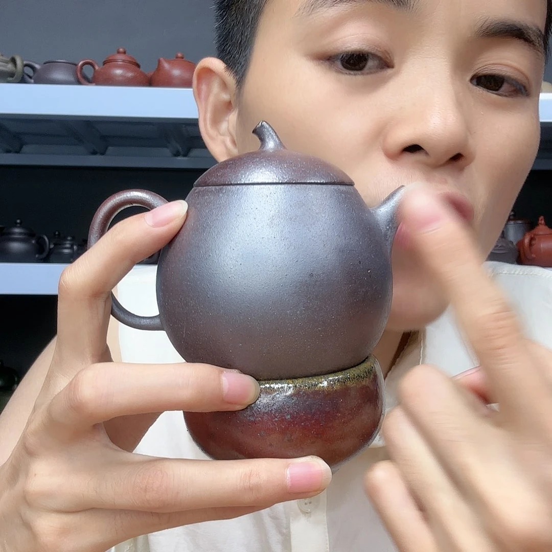 紫砂茶壶民间手艺人全手工制作