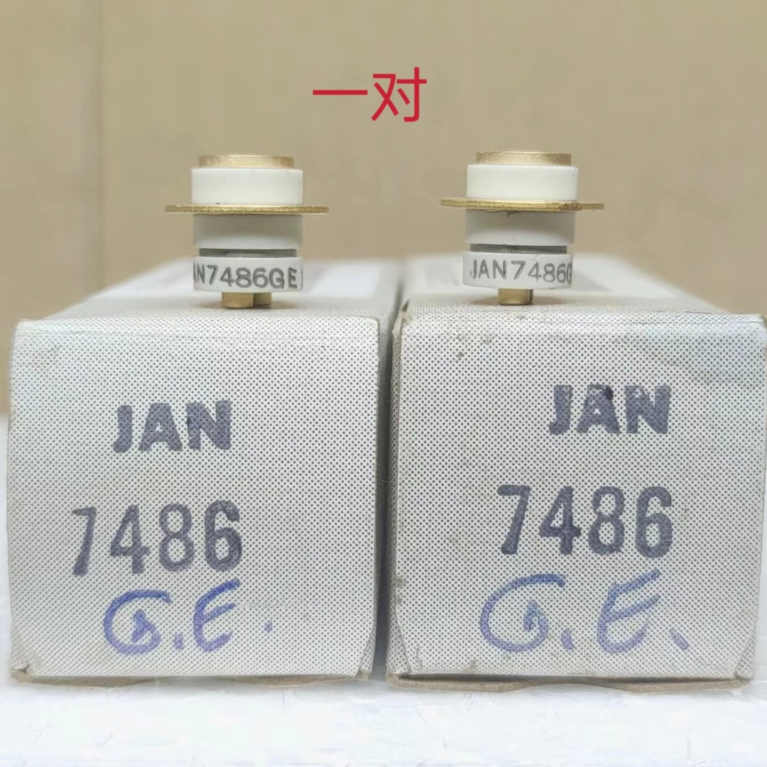 7486全新原装原盒早期（镀金）GE电子管