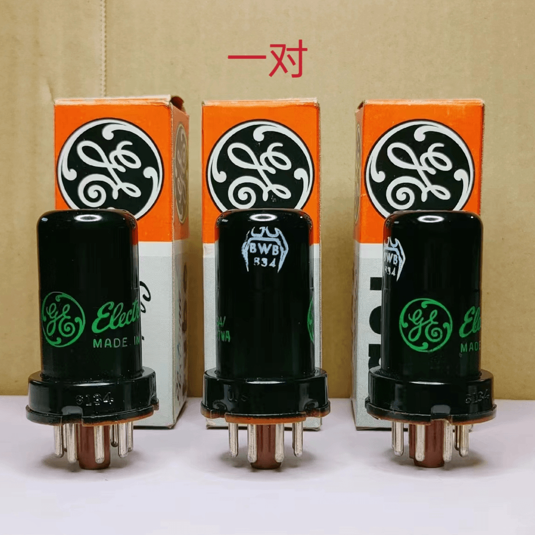 6134（6AC7WA）全新原装原盒早期（飞鹰标）GE电子管