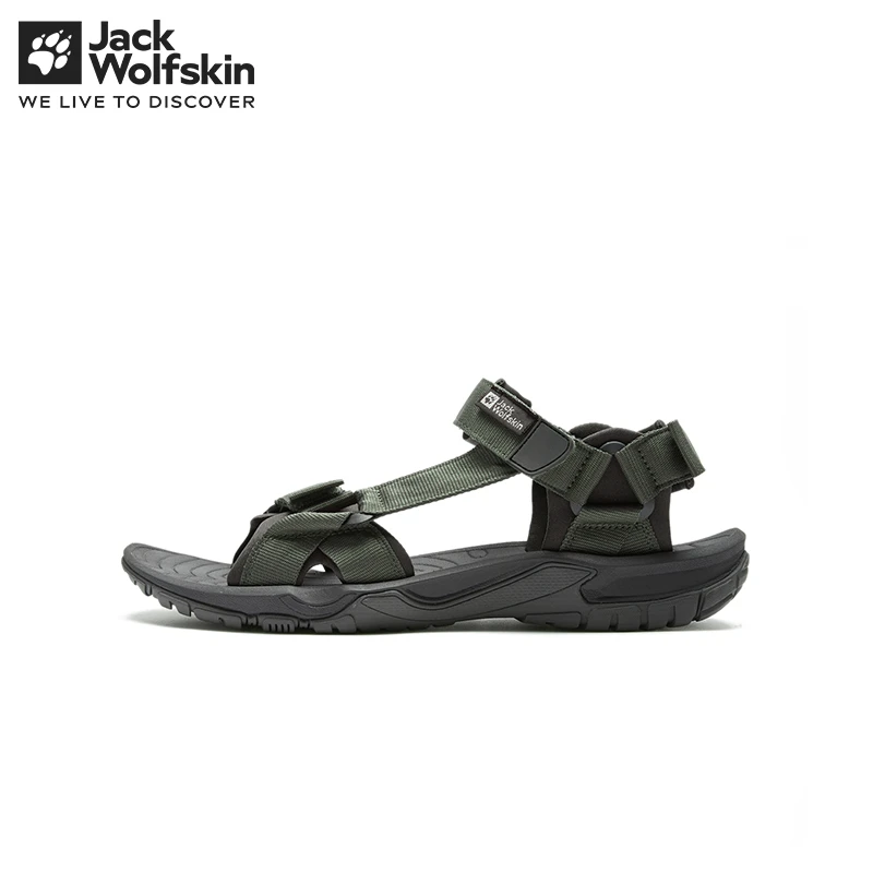 JackWolfskin德国狼爪新款LAKEWOOD男士情侣防滑凉鞋4019021达播