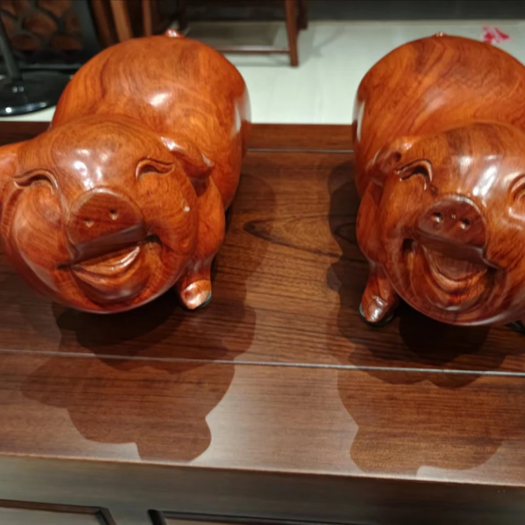 大果紫檀福气好运猪（个）