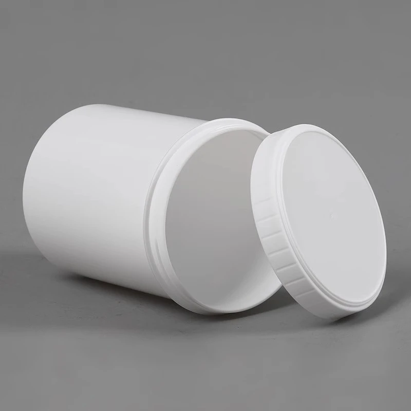 1L食品级全新料PP料聚丙烯塑料包装桶加厚食品罐子防潮密封罐胶桶