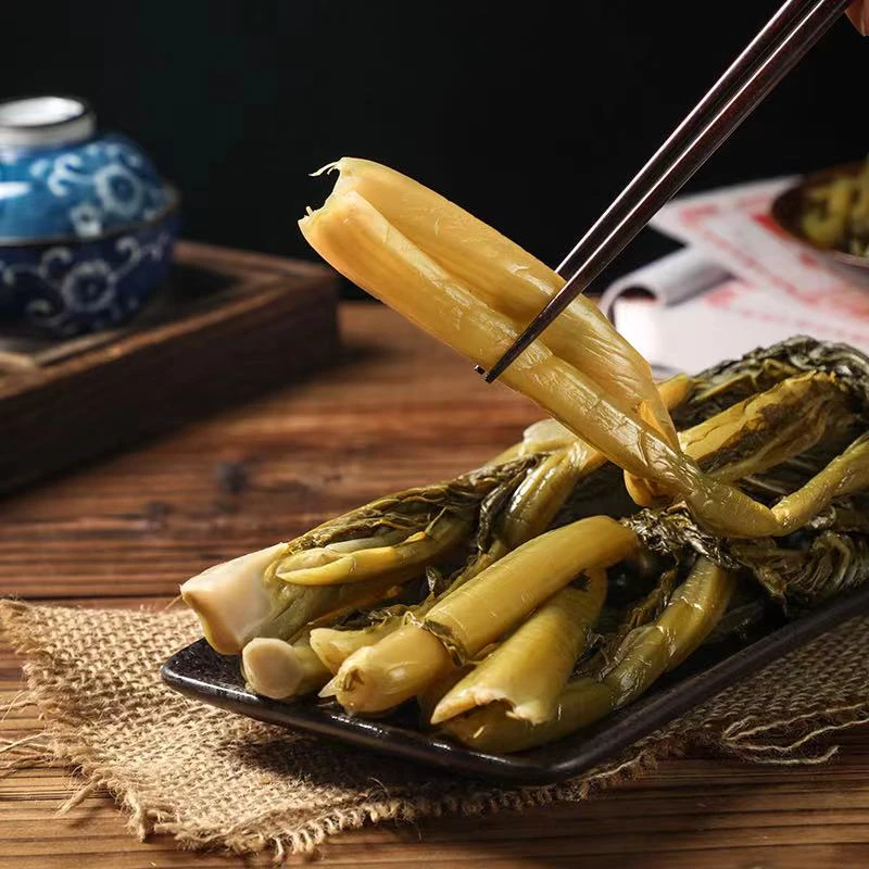 贵州特产毕节农家传统腌制无盐青菜酸菜500g起包邮
