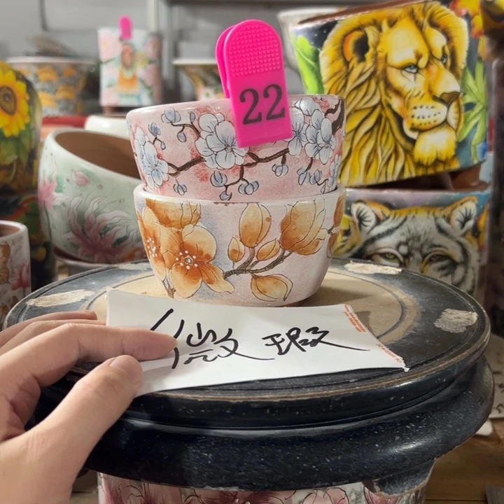 景德镇市昌江区手绘花盆