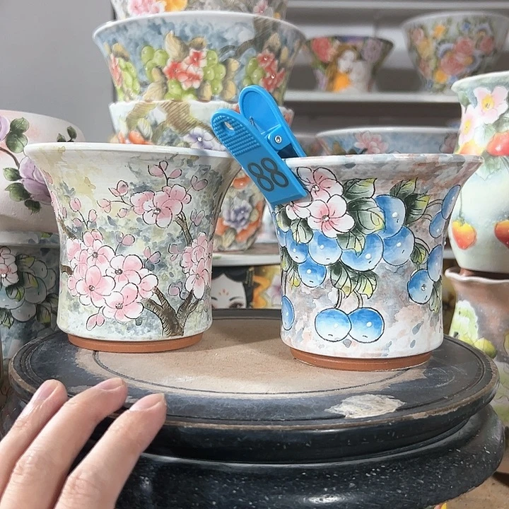景德镇市昌江区手绘花盆一****提