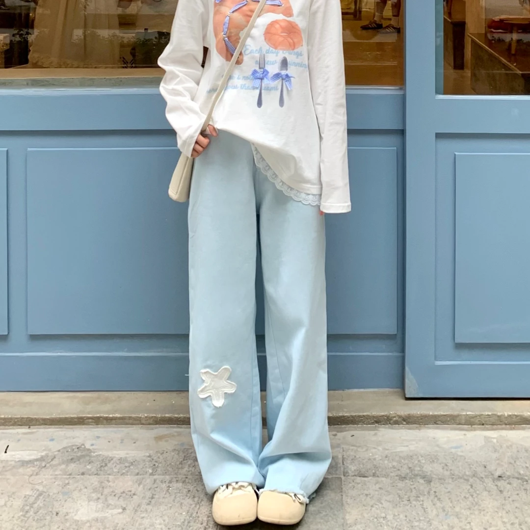YIKOJIA甜美休闲裤