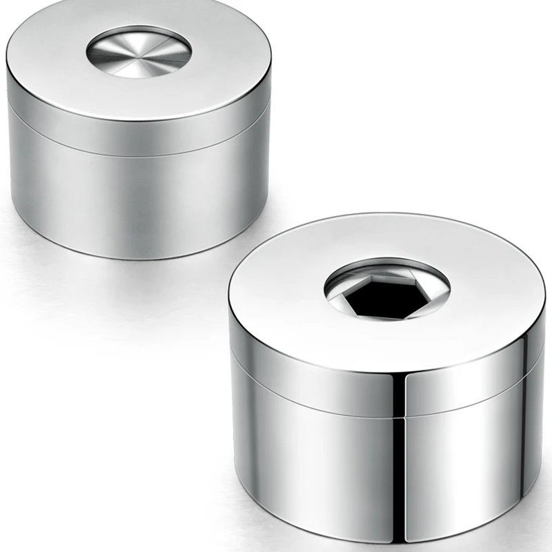 创意个性潮流烟灰缸不锈钢封闭式带盖防飞灰男礼品刻字定制