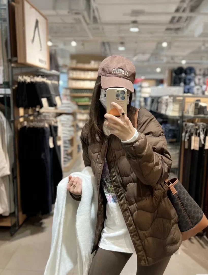 2试衣间 美拉德复古 男女冬季轻量保暖羽绒服外套 城市户外