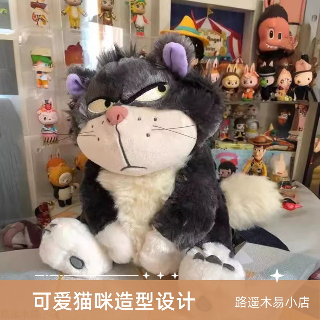 可爱Lucifer路西法猫公仔毛绒玩具猫咪玩偶女生日礼物情人节抱枕