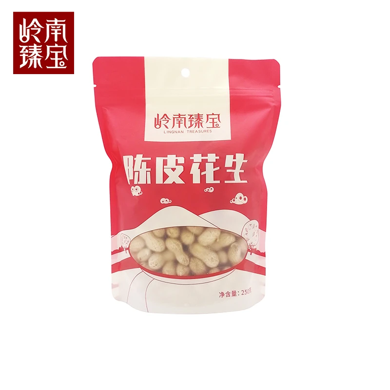 岭南臻宝 新会陈皮 陈皮花生  250g 密封袋装 香脆 香酥 颗粒饱满
