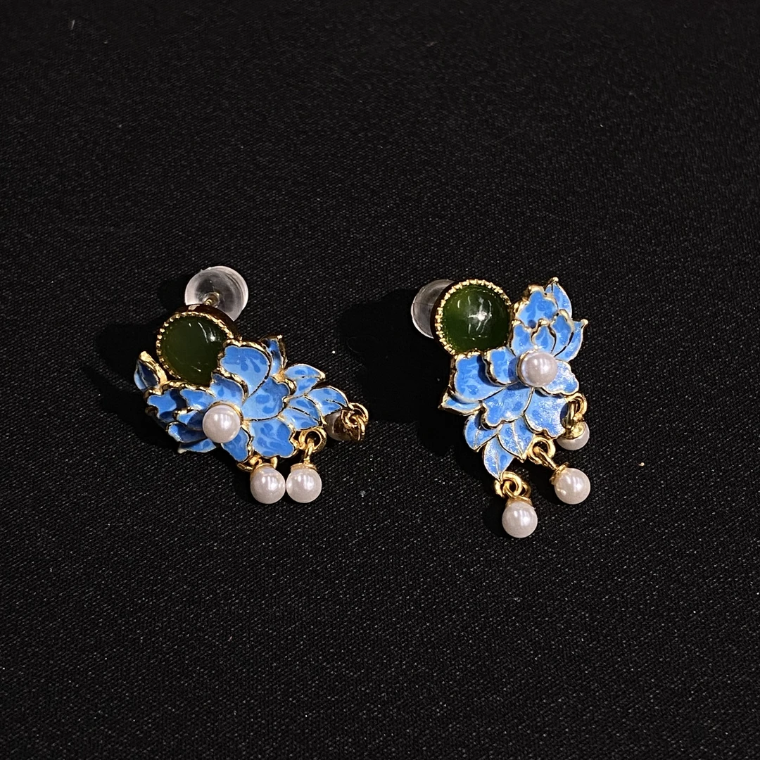 【618大促】9.16香港王老板-和田玉镶嵌耳饰多样性发一对2s31