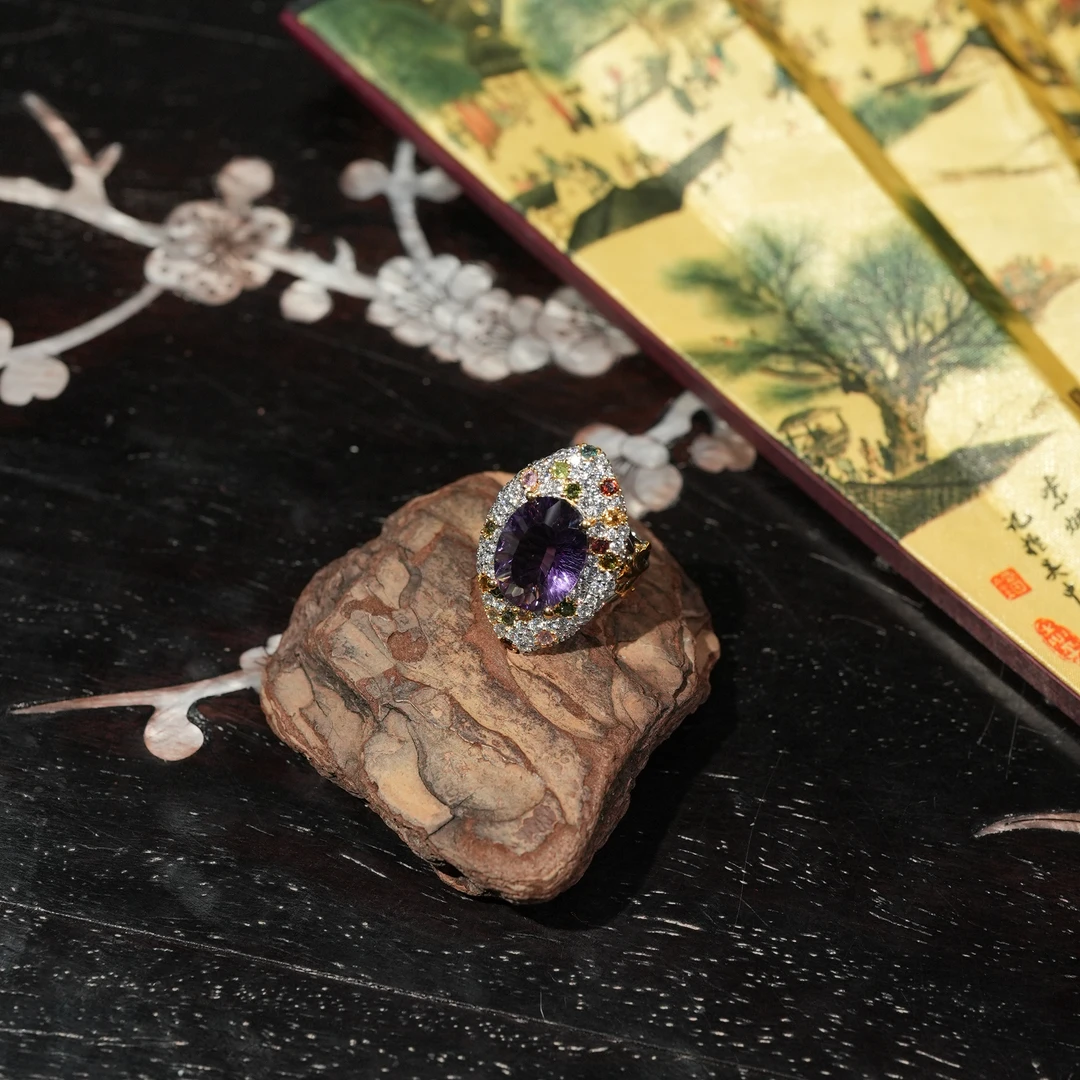 12.11香港王老板-水晶镶嵌戒指8s16