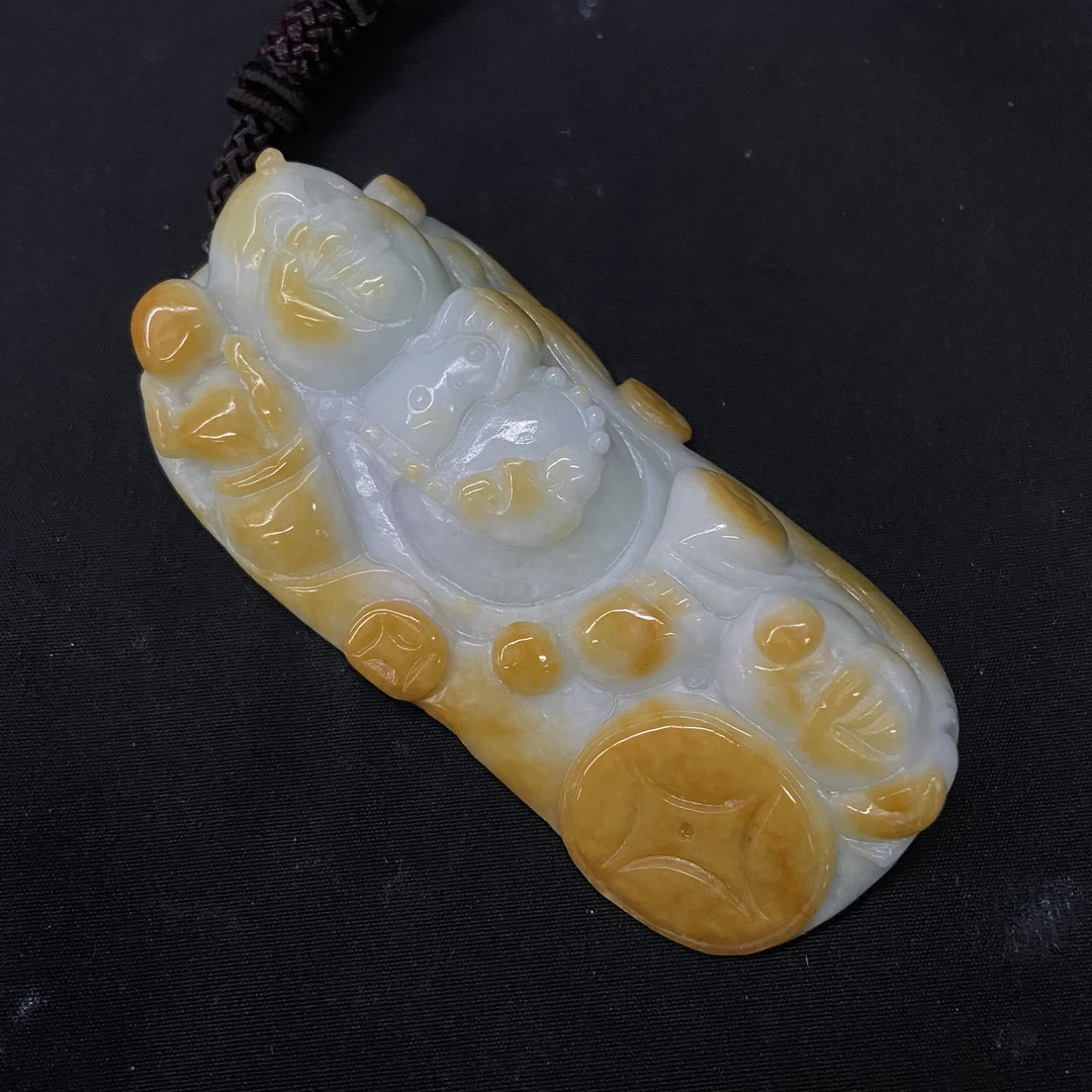 7.14香港王老板-翡翠吊坠a货1a456