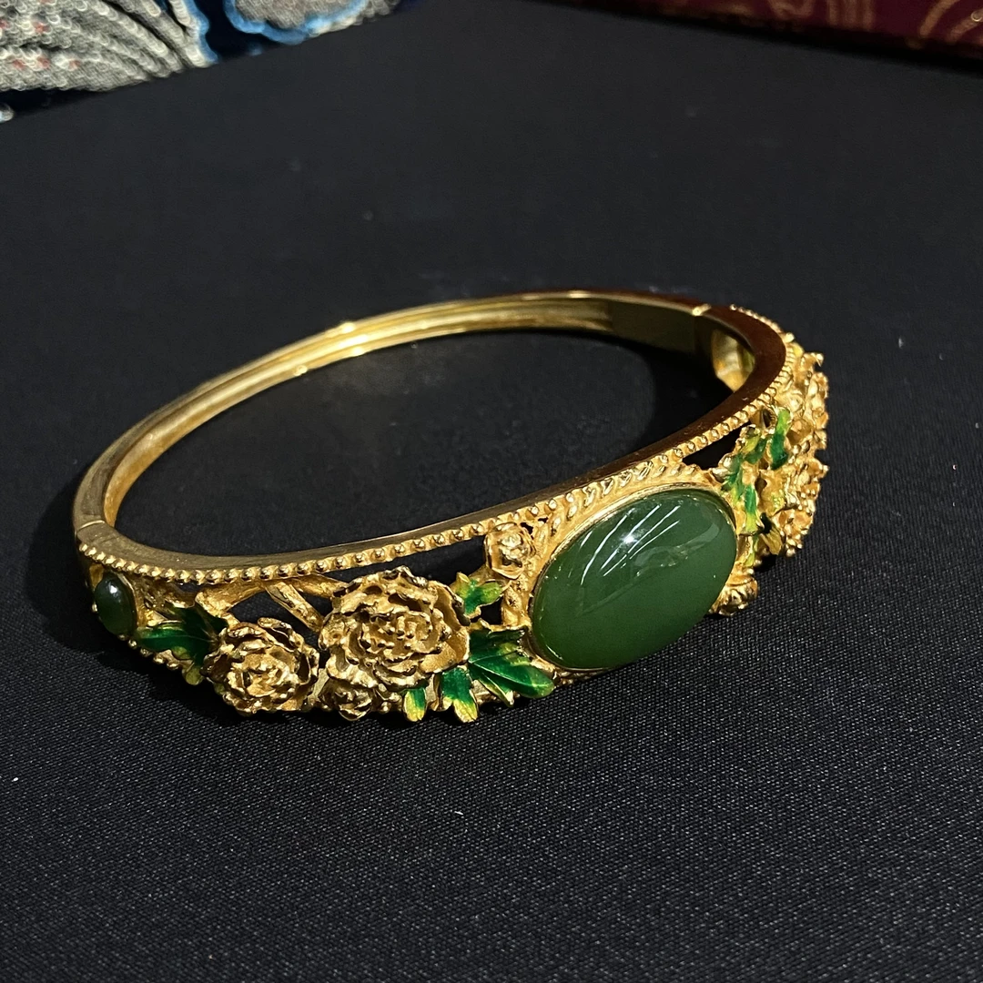 【618大促】9.16香港王老板-和田玉镶嵌手镯多样性发一2s38