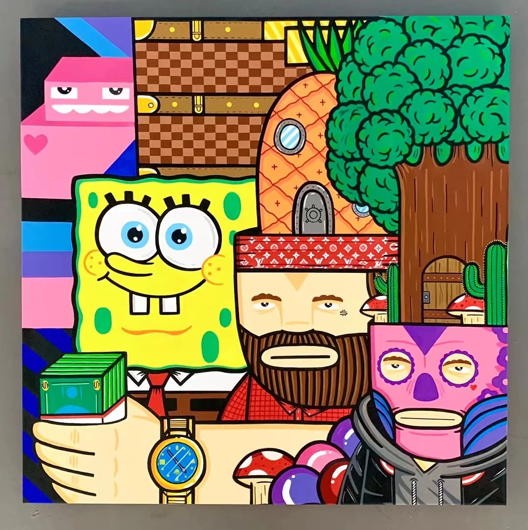 七夕节摇摇本原创本子手工DIY摇摇乐亚克力可替换绘画本红蓝竖版