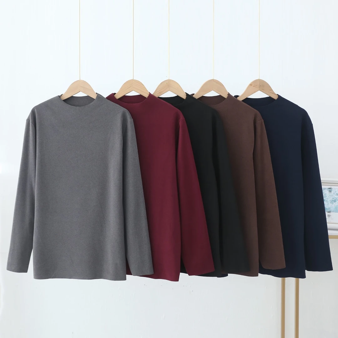 【海小山】男士德绒小高领衫726