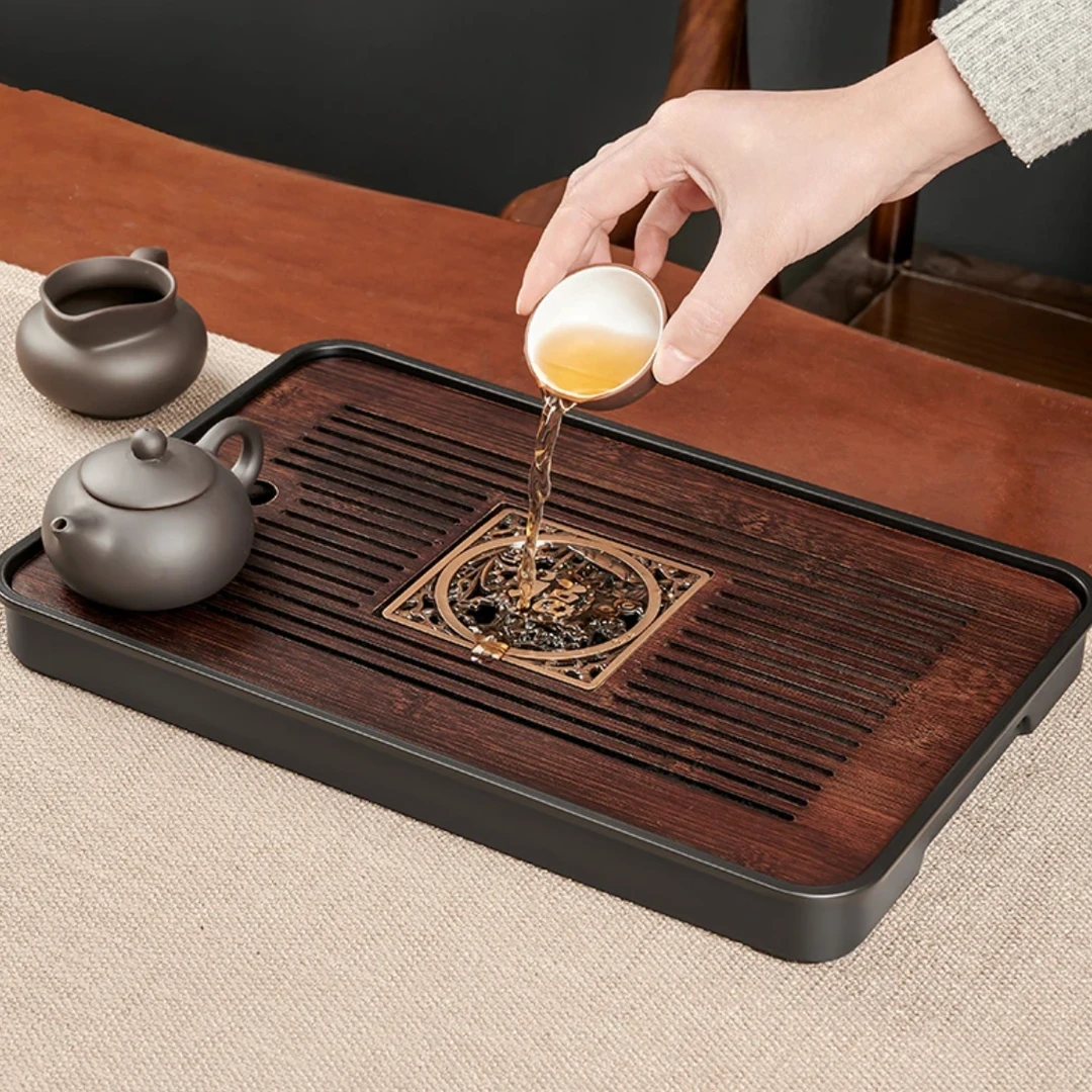 茶盘简约2024新款小型茶几茶盘托盘功夫茶台盘干泡茶具家用小茶台