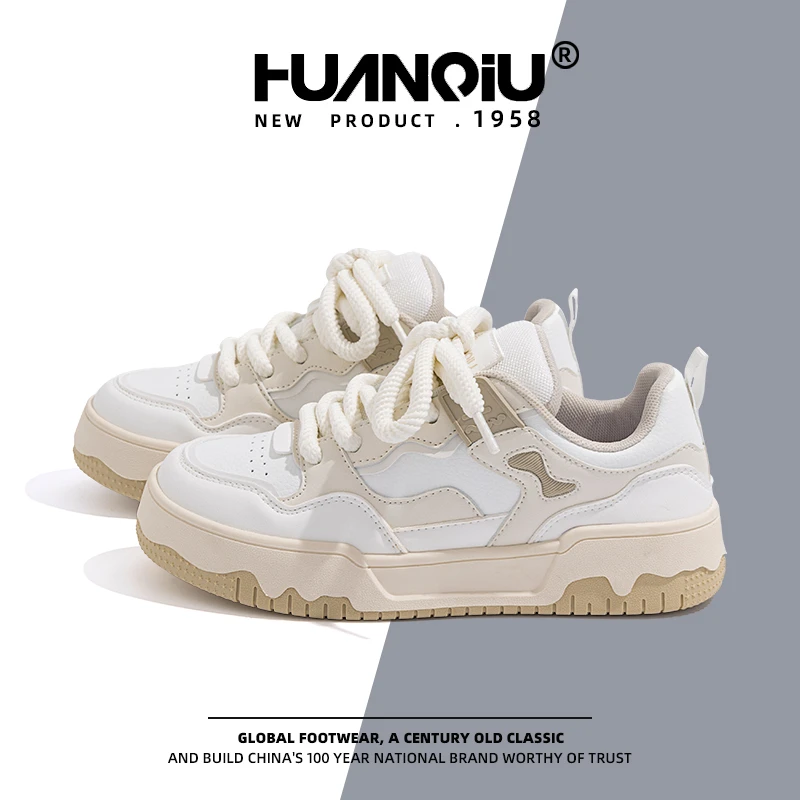 环球百搭小白鞋女款2025新款爆款透气女鞋ins潮百搭休闲鞋子女夏