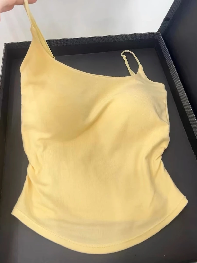 辣妹a【拍下编码】别致纯欲修身短款吊带背心 女款运动通勤美背女士