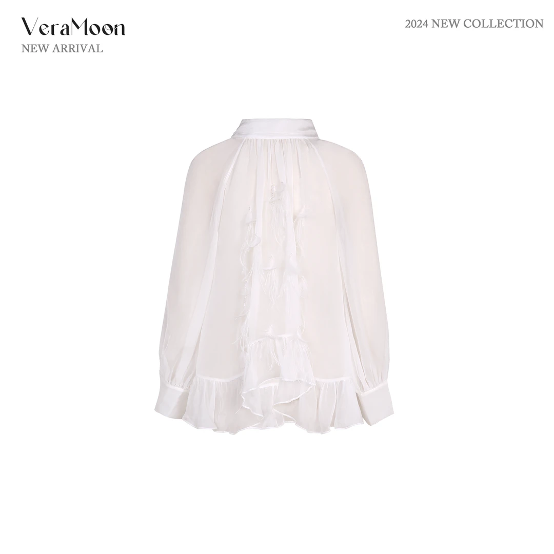 Rose Owner 7折粉丝福利～月光莫利纳 重工桑蚕丝上衣两件套