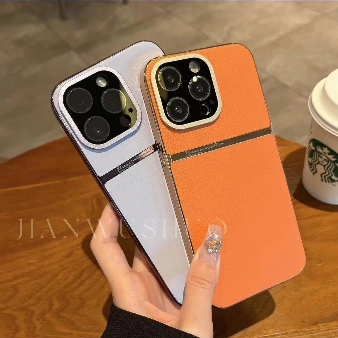 【龙年大吉】皮纹电镀镜头膜苹果14pro手机壳iPhone13新款14plus