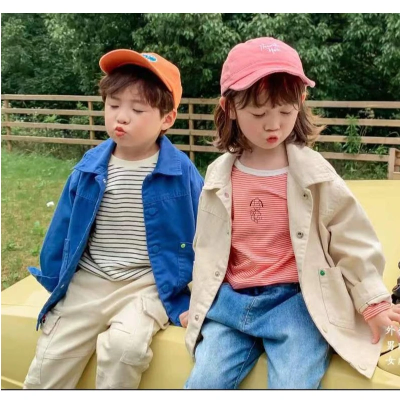 K25 1100拼色外套【80-130】（非质量不退换）