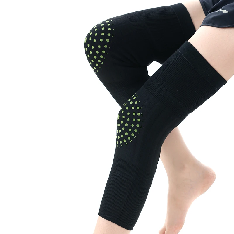 艾草护膝双层防寒护腿套男女通用护膝盖中老年羊毛加厚长款护腿套