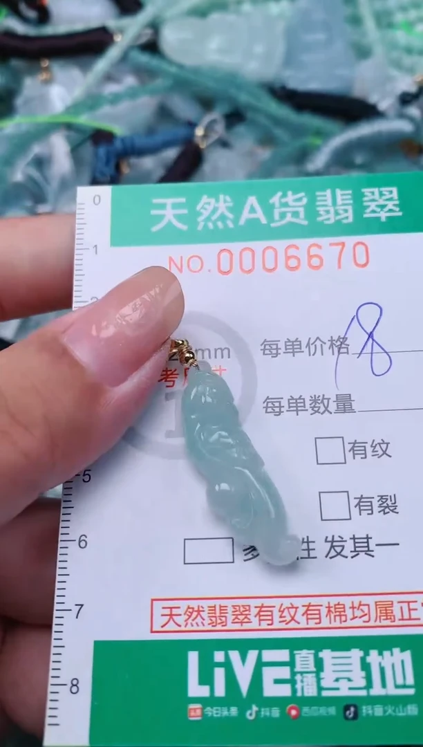 【闪购商品】翡翠颈饰未镶嵌.0006670