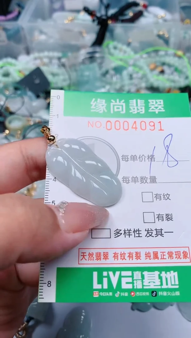 【闪购商品】翡翠颈饰未镶嵌.0004091