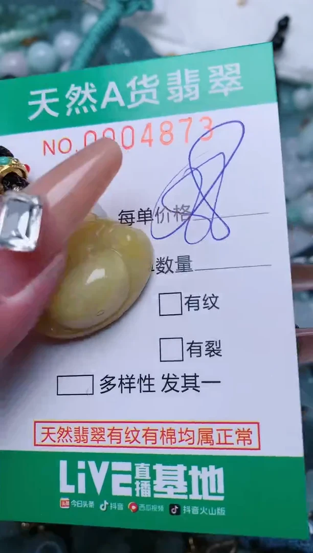 【闪购商品】翡翠颈饰未镶嵌.0004873