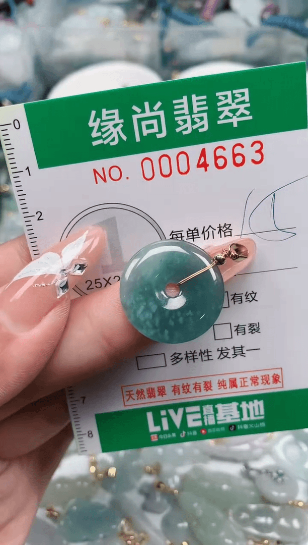 【闪购商品】翡翠颈饰未镶嵌.0004663