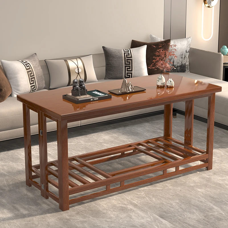 【150折叠】烤火桌子长方形1.5米家用折叠桌楠竹烤火架冬季烤火桌